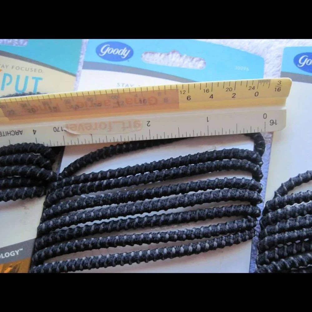 2005 8 Goody High Performance Stayput Hair Bands Slideproof Elastics Secure Hold